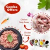 chicken keema + chicken soup bone