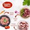 Chicken Keema + chicken liver + chciken soup bone