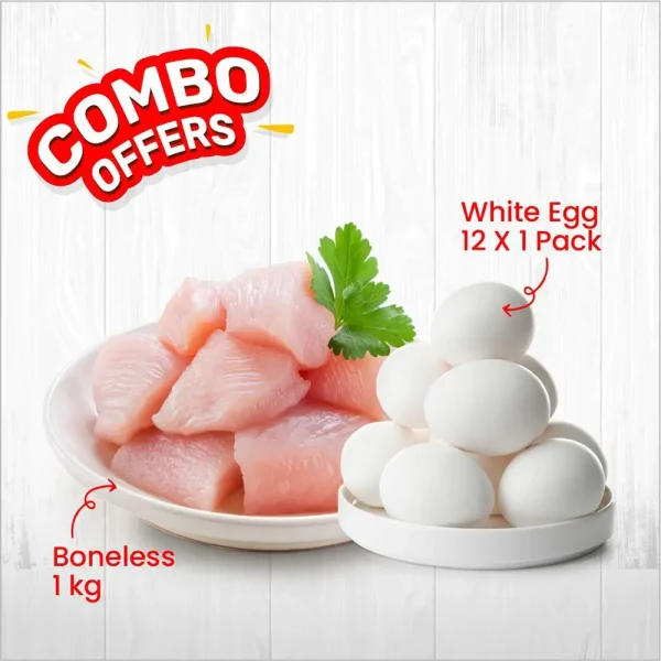 White Eggs, Chicken Boneless