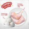 Chicken tandoori, Whole tandoori, Eggs, White Eggs