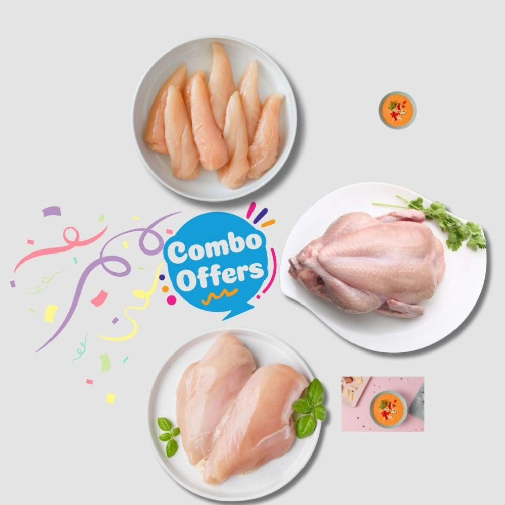 Combo, Raw Chicken Combo, chicken premium combo